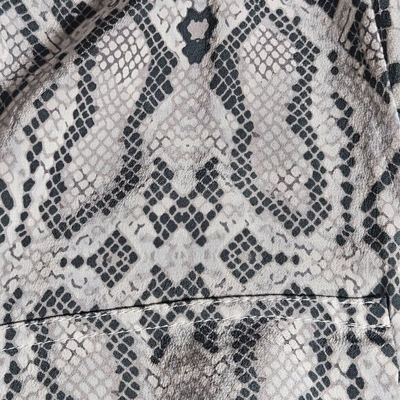 Equipment Femme Silk Snake Print Shirt Dress XS Quiet Luxury Grunge Indie Fall - Picture 5 of 12
